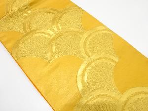 アンティーク　青海波に花模様織り出し袋帯（材料）